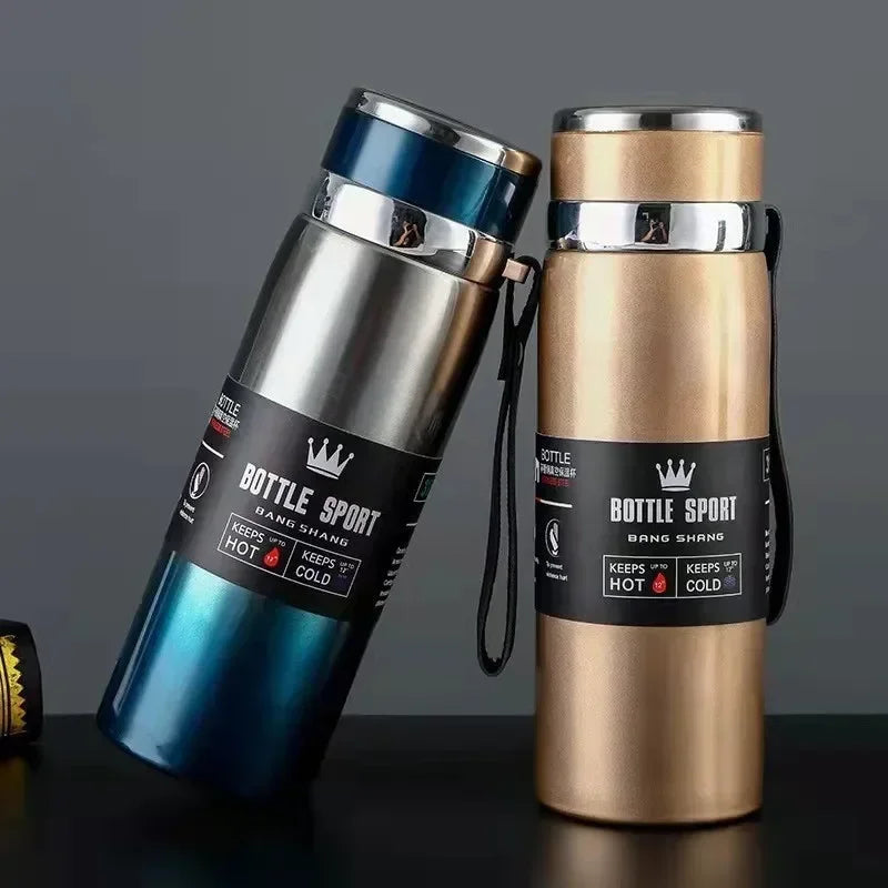 sahll_02

1L Thermal Water Bottle Keep Cold and Hot Water Bottle Thermos for Water Tea Coffee Vacuum Flasks Stainless Steel Thermos Bottle